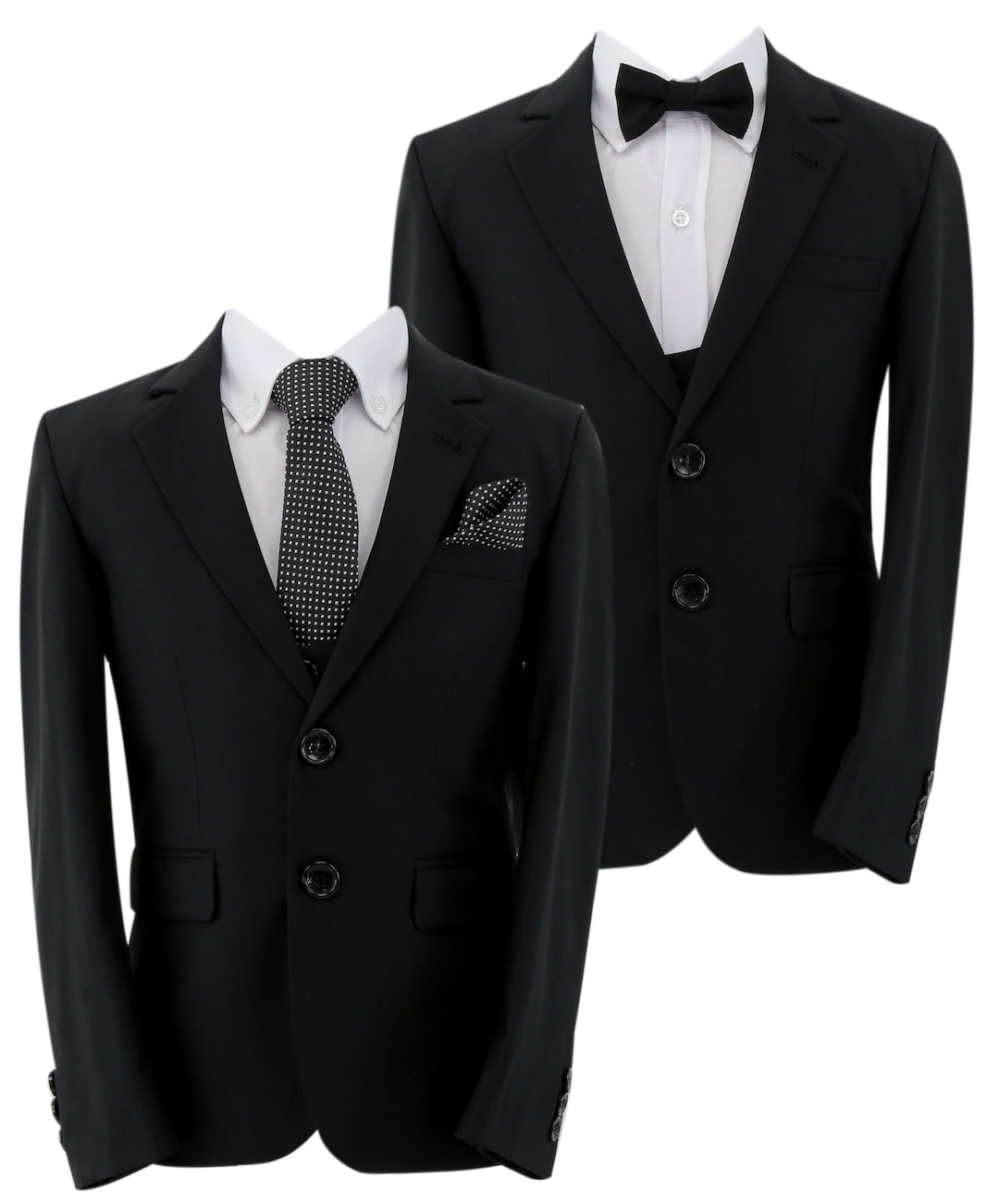 Boys’ 7-Piece Self-Patterned Formal Suit Set - Planet - Beige - Cream