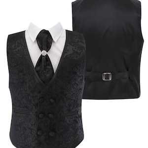 Beige  Shimmery Boys Pageboy Wedding Tuxedo Suit in Beige Slim Fit 5 Piece Special Occasion Outfit main image 0