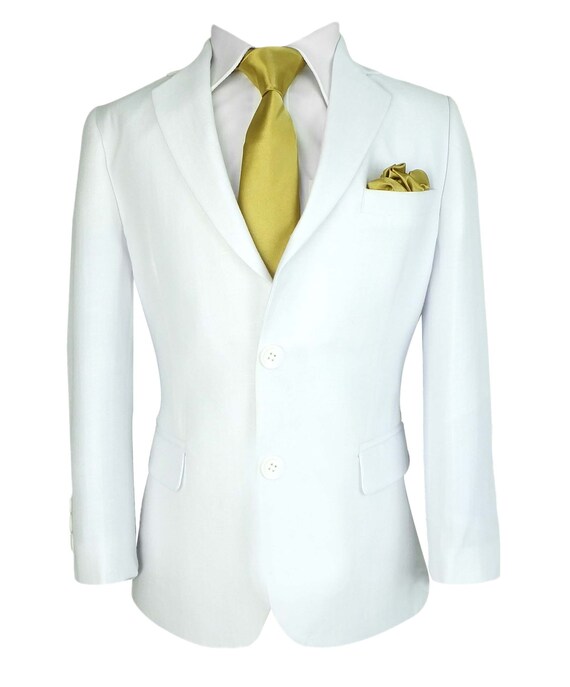 Boys Communion Linen Suit Page Boy Wedding White Set | Etsy