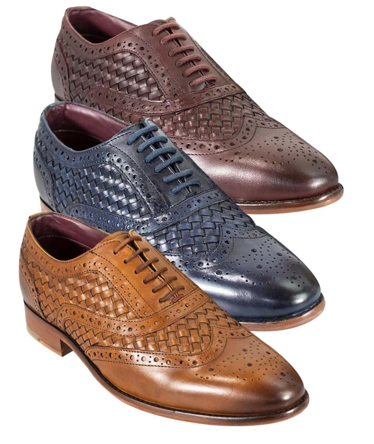 Geweven lederen schoenen - Etsy Nederland