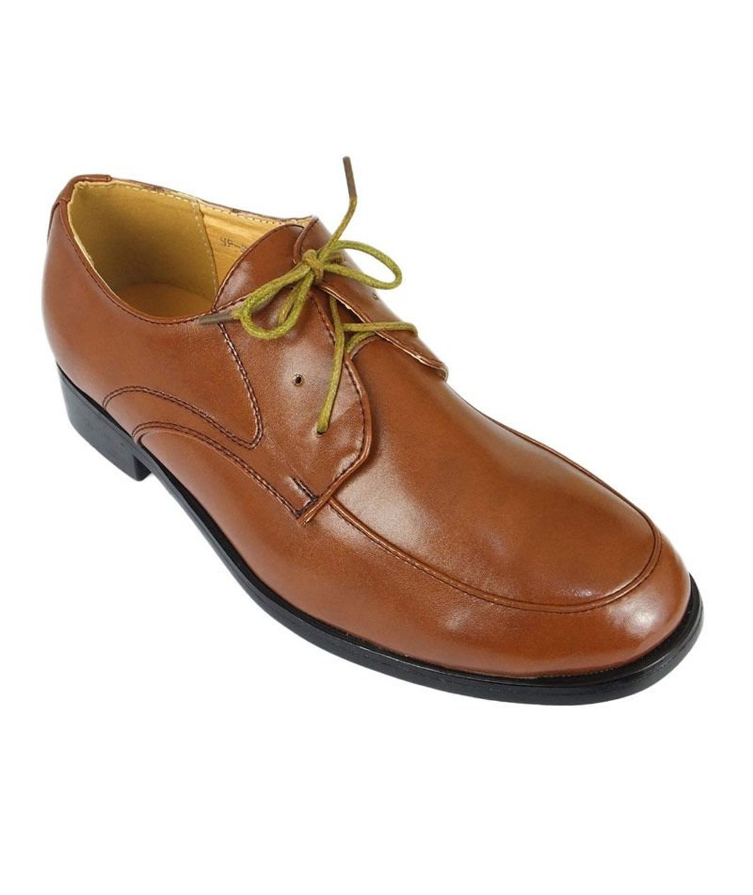 bladeren Whirlpool porselein Designer jongens bruin patent Lace up schoenen - Etsy Nederland