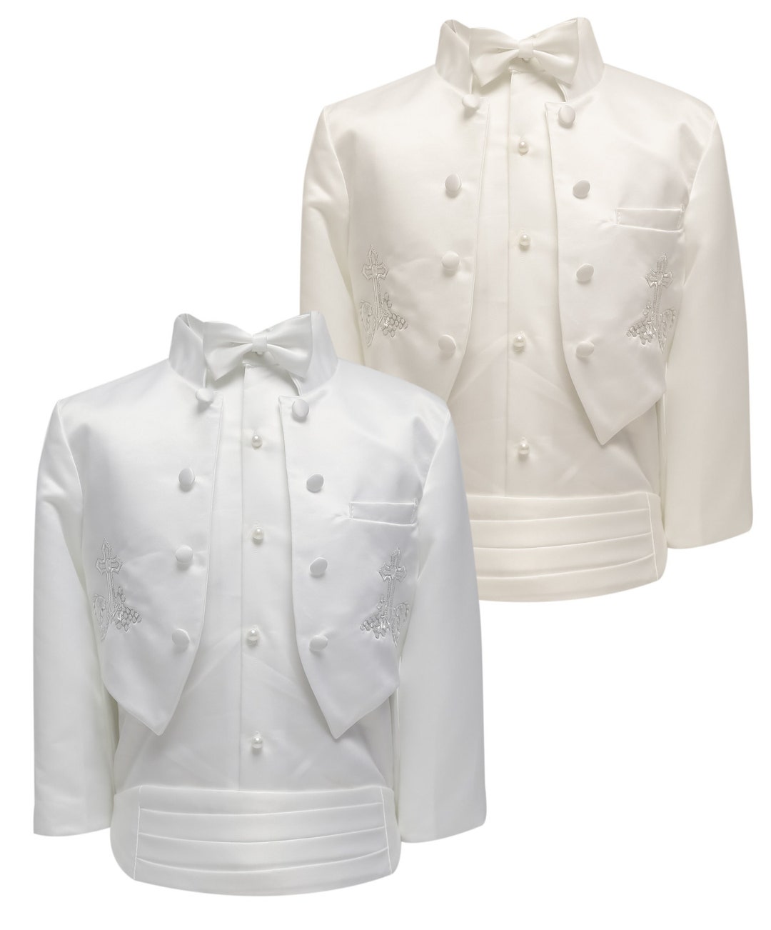 Baby Boys Christening Suit Baptism Infant Outfit 0 24 Months 6 Piece