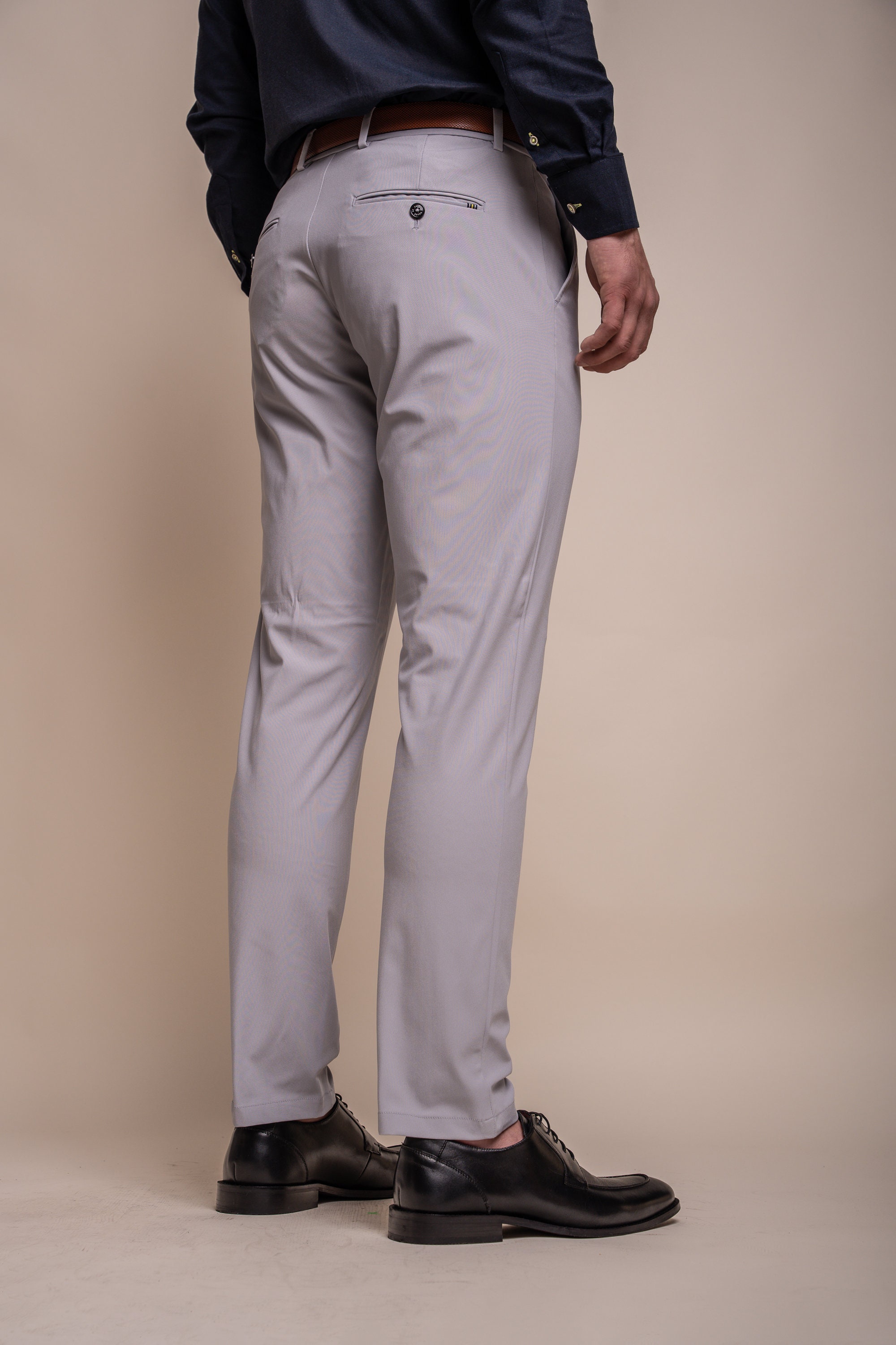 Men's Plain Black Slim fit Casual Semi-Formal Pants Regular Smart Pants  Waist 30 : Clothing, Shoes & Jewelry 
