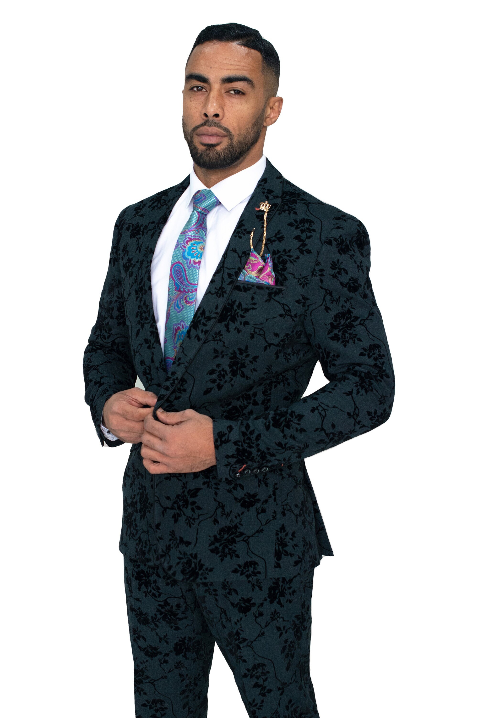 Trajes de flores hombre hotsell