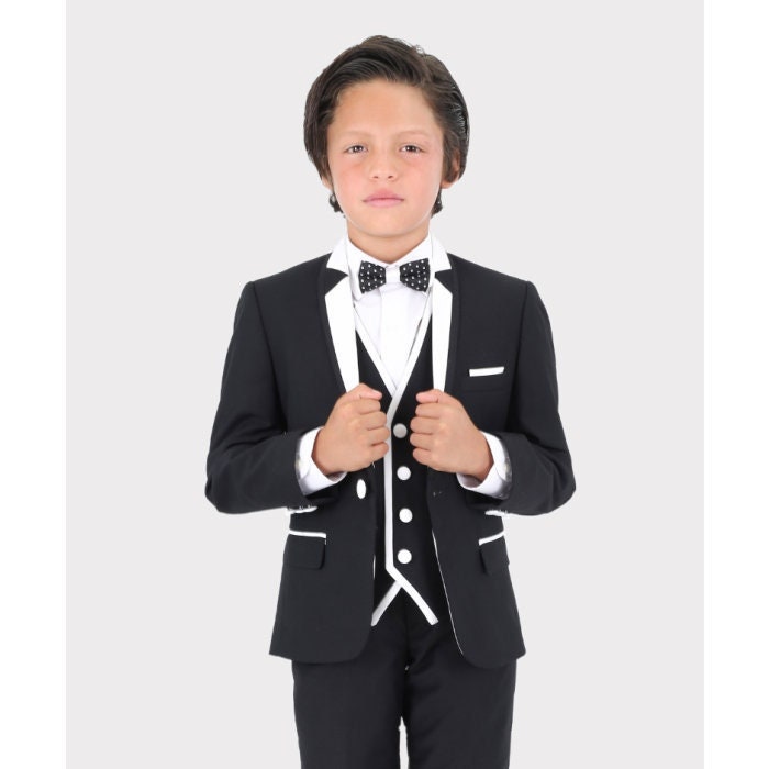 Buy Black & White Boys Suit – Mumkins