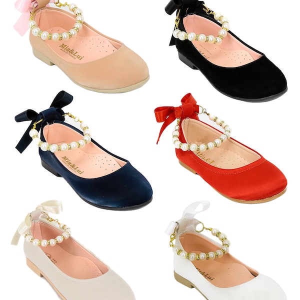 champagne flower girl shoes