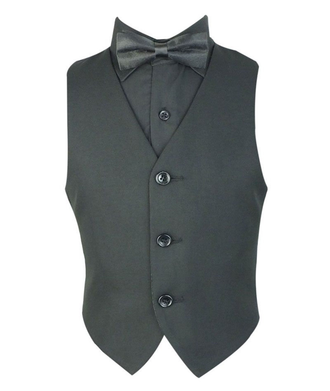 Boys All Black Wedding Suit Sets | Etsy