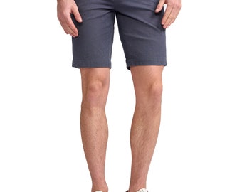 Marineblaue Slim-Fit-Chinoshorts aus Baumwolltwill für Herren – bequeme und stilvolle Sommerkleidung