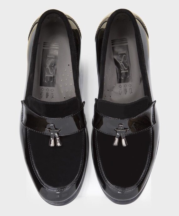 Zapatos Zapatos para niño Oxford y con punto en ala Patente de Flamingo Boys y mocasines de ante en negro 