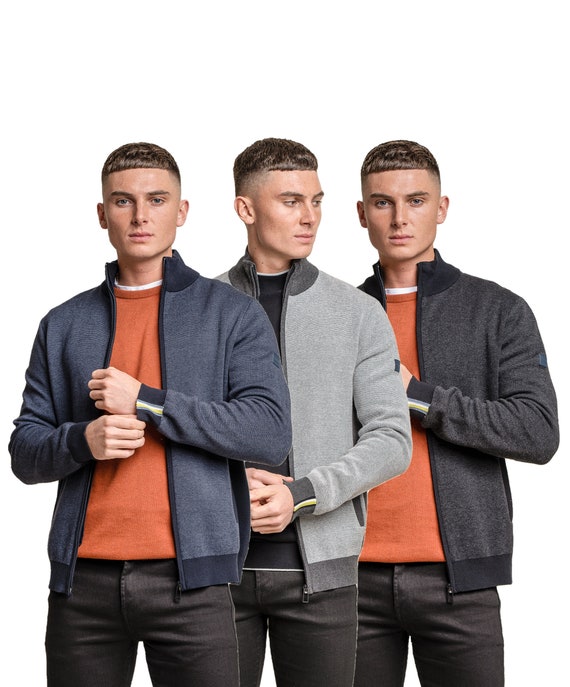 Grey cotton shop jacket mens