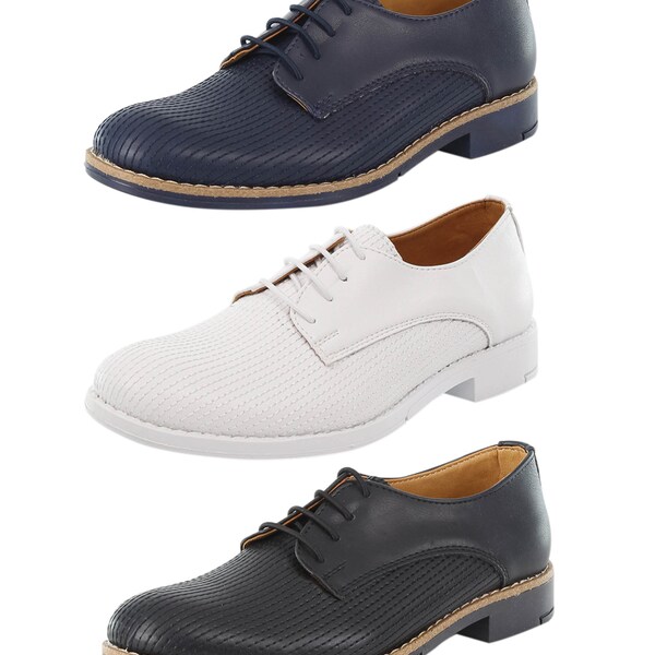 Boy’s Faux Leather Lace Up Formal Shoes