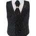 Beige  Shimmery Boys Pageboy Wedding Tuxedo Suit in Beige Slim Fit 5 Piece Special Occasion Outfit main image 1