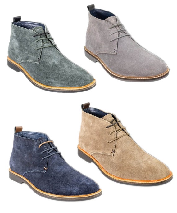 Zapatos casuales Chukka tipo botin para hombre