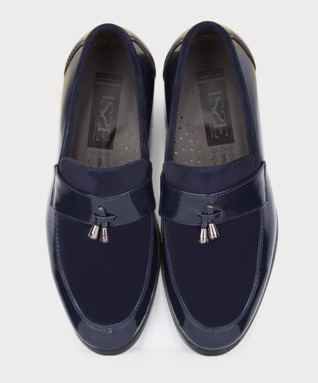 Blue patent best sale loafers