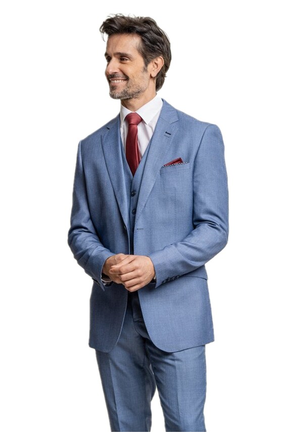Mens slim fit shop suit set