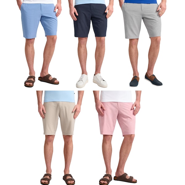 Short texturé essentiel taille moyenne pour hommes, polyvalent et confortable, mode estivale