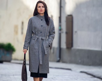 Women's coat, raglan sleeves coat