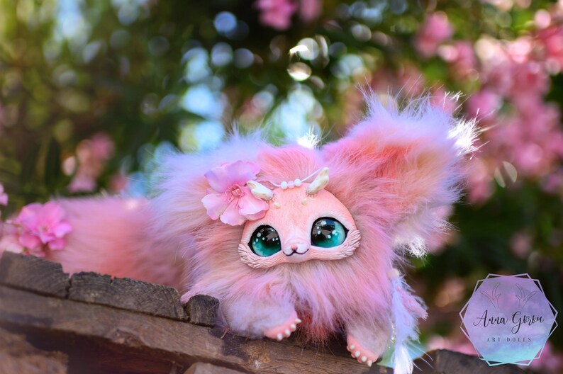cat art doll