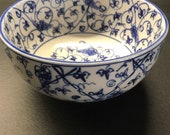 Ancient Imari great bowl blue and white