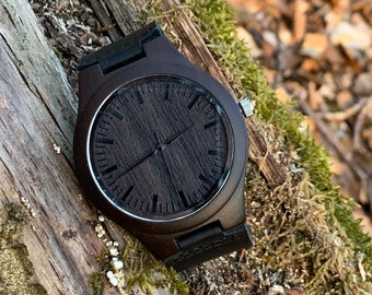 Wooden wristwatch stylish wood watch, quartz watch for women and men