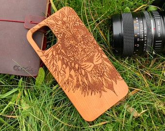 Wooden Phone Case Gift wooden phonecase Cover Huawei P20 Lite Pro P30 Lite Pro P40 Lite Pro Mate 20 Lite Pro Mate 30 Pro Lion