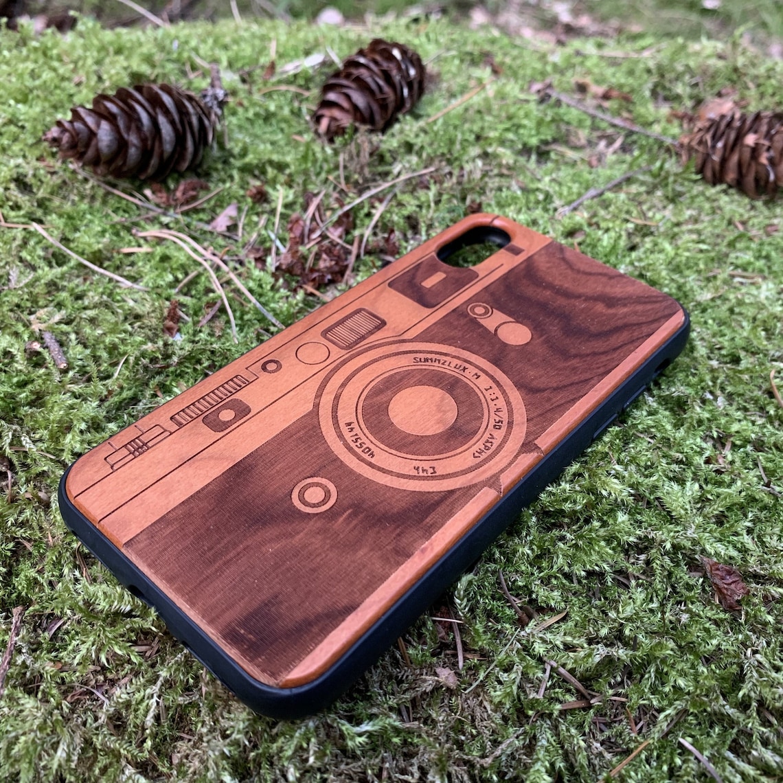 Gift wood phone case cover Etsy