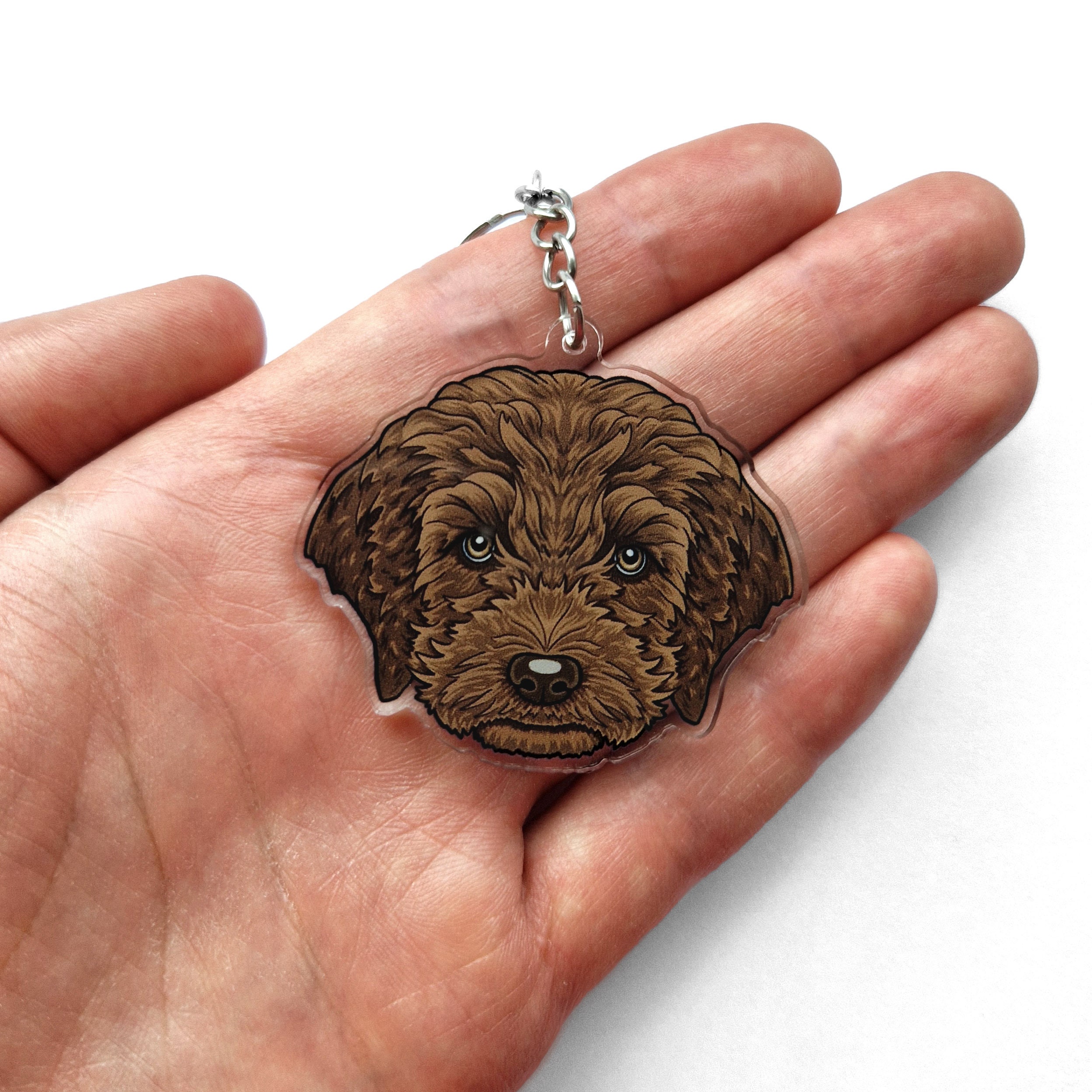 Cockapoo Keyrings & Dog Collar Charms Cavapoo Poodle Mixed Etsy UK