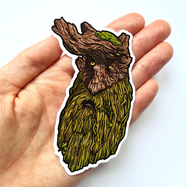 Ent tree sticker fantasy art