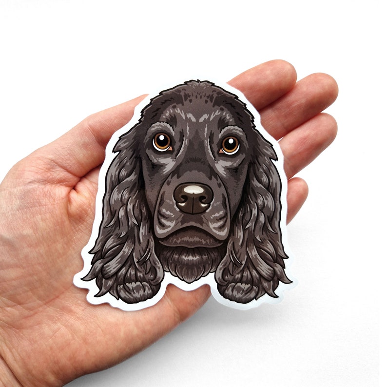 Puede incluir: Un perro cocker spaniel negro y marr&oacute;n con pelo largo y fluido. El perro est&aacute; mirando directamente a la c&aacute;mara con una expresi&oacute;n seria.