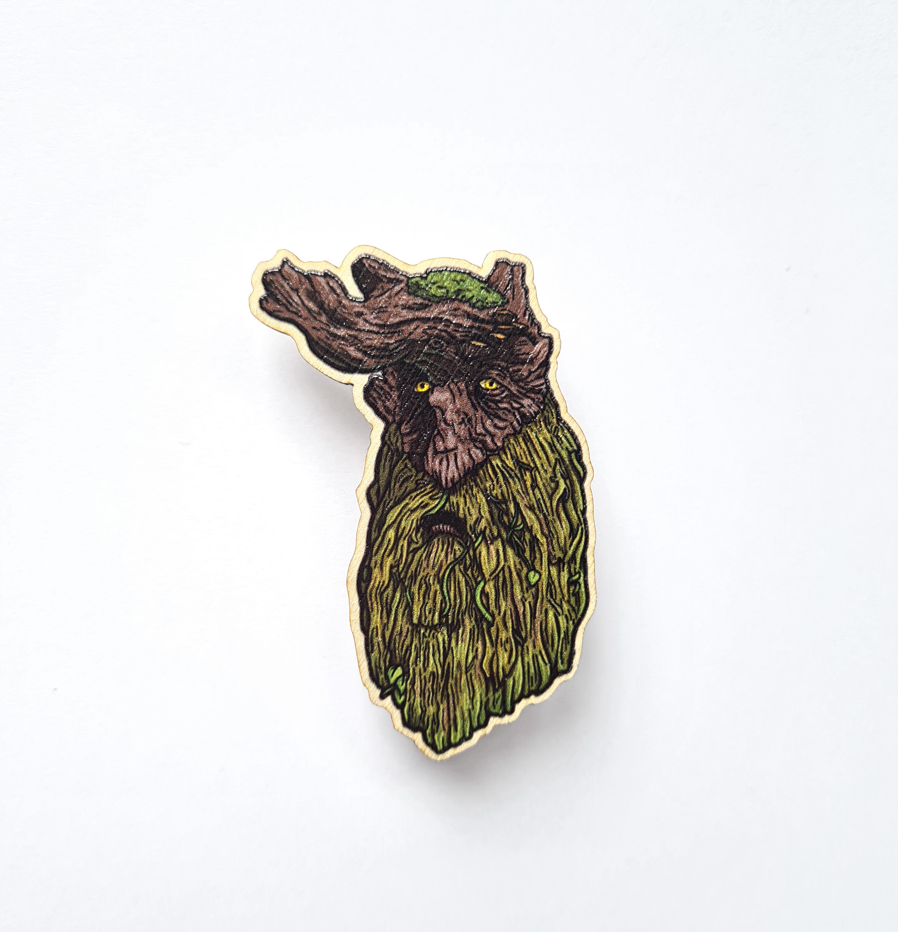 Ent Tree Wooden Pin - Etsy