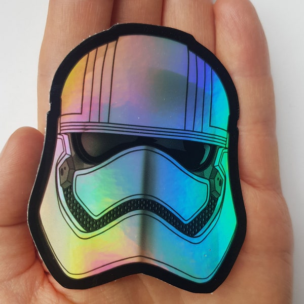 Captain Phasma holographic stickers sci-fi classic movies