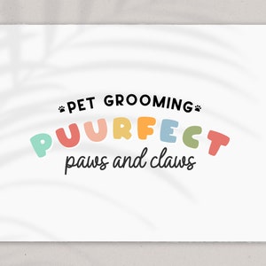 Branding Package- Premade Logo and Marketing Designs -Dog Grooming, Pet Grooming, Groomers, Business Logo, Watermarks, Branding