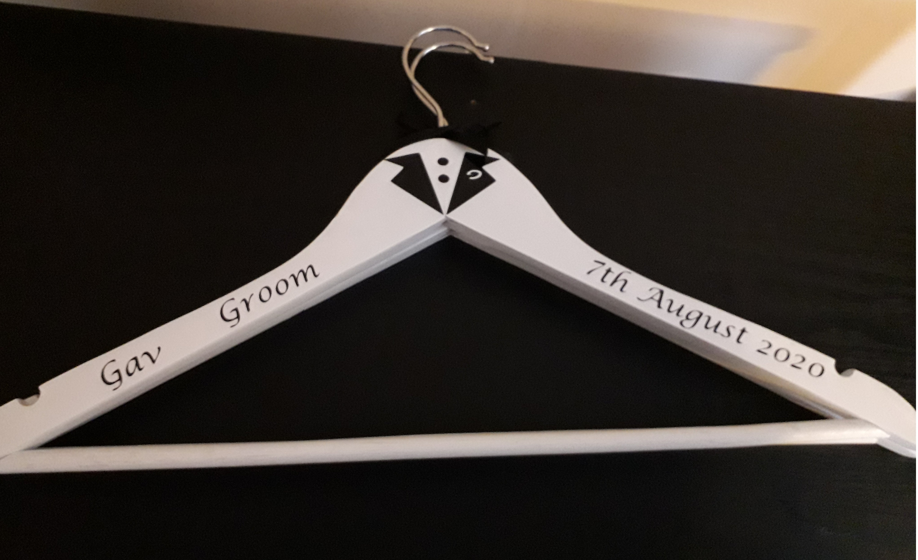 Personalised Wedding Coat Hanger All Roles/Colours Available Etsy