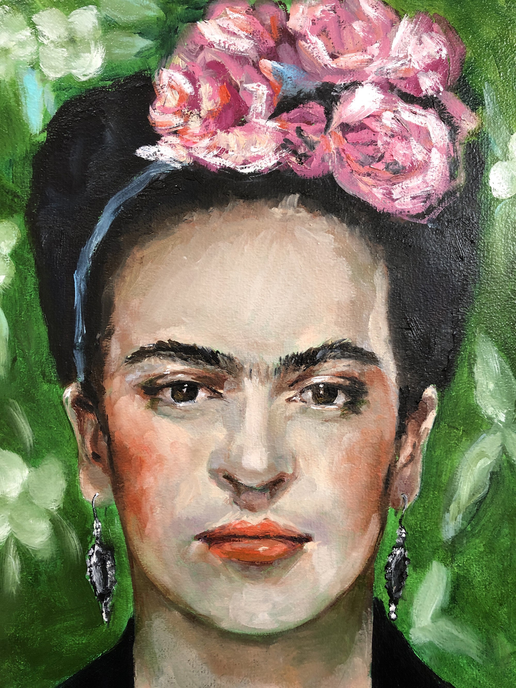 Frida Kahlo Malerei original Leinwand Kunst Frida Kahlo | Etsy