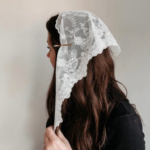 White Head Covering