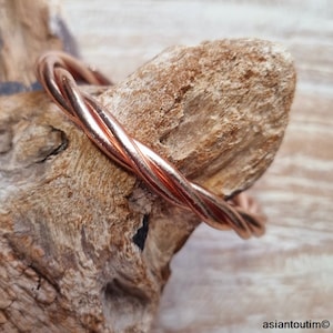 Mantra Champagne Twisted Boeddhistische Twisted Bangle Champagne Mantra Collectie Premium Kwaliteit van Asiantoutim