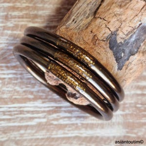 MANTRA DARK CHOCOLATE Buddhist Bangle Large Mantra Collection Premium Quality by Asiantoutim