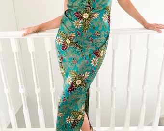 oriental slip dress