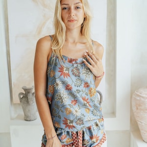 Lavender Silk Blend Pyjama Set, Silk Nightwear, unique gift for her, bride gift, handmade, silk sleepwear for women, sexy