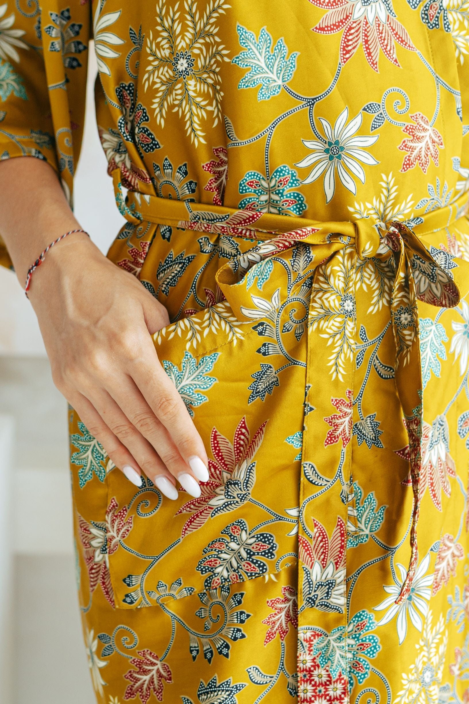 Gold Silk Blend Kimono Robe, Dressing Gown, Silk Pyjamas, Bridesmaid Robe,  Party Robe, Satin Pyjamas, Boho Dressing Gown, Vintage Kimono - Etsy