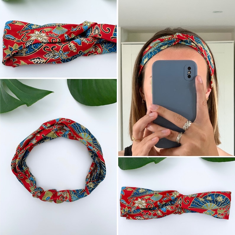 Lot De 5 Bandeau Turban Bébé Fille - Accessoire Cheveux Princesse - 0-2 Ans - Coloris Uni