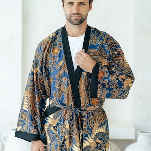 Mens kimono dressing gown cheap