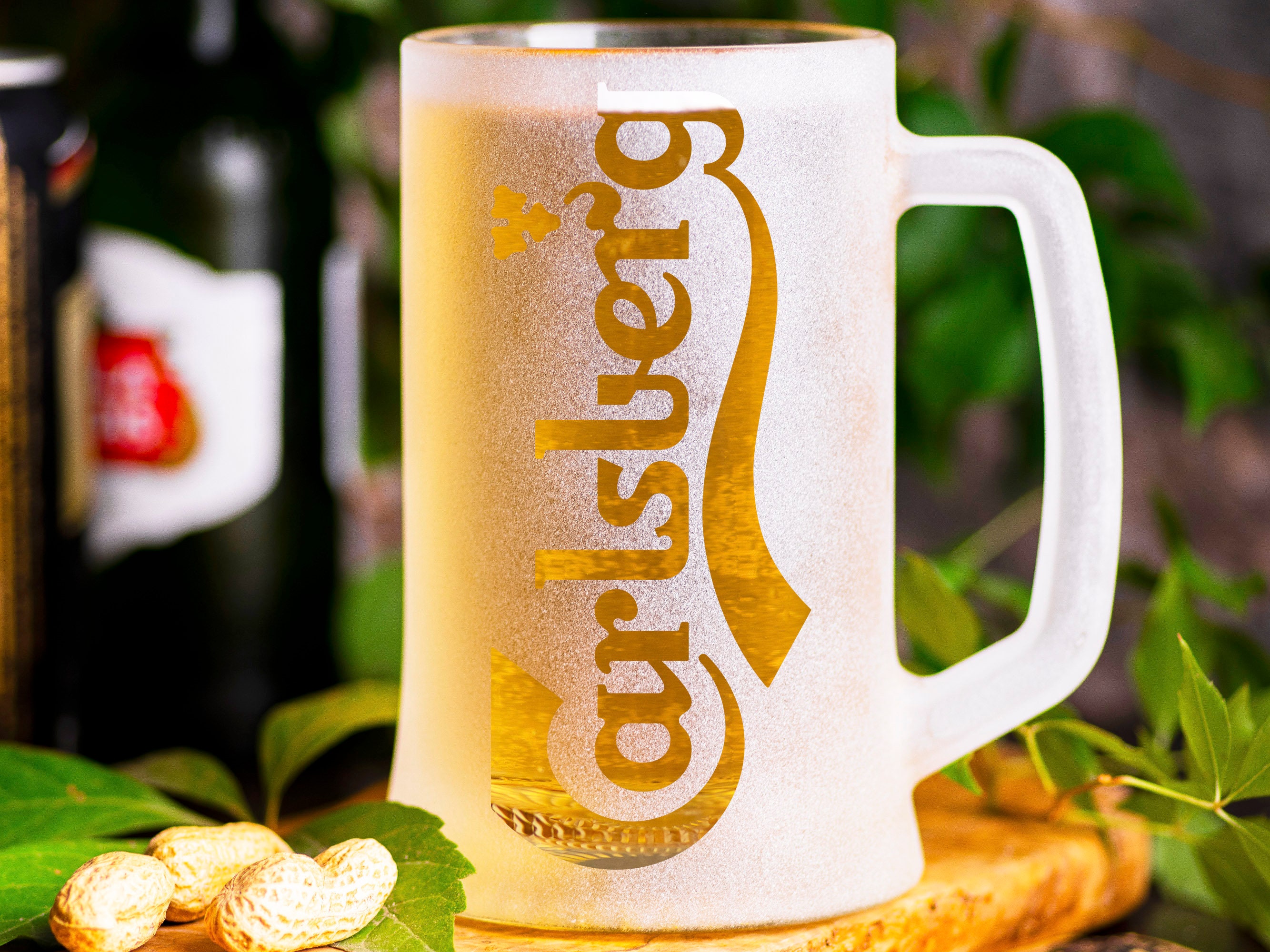 Carlsberg Beer Glass Mug Beer Stein Gift For Husband Etsy