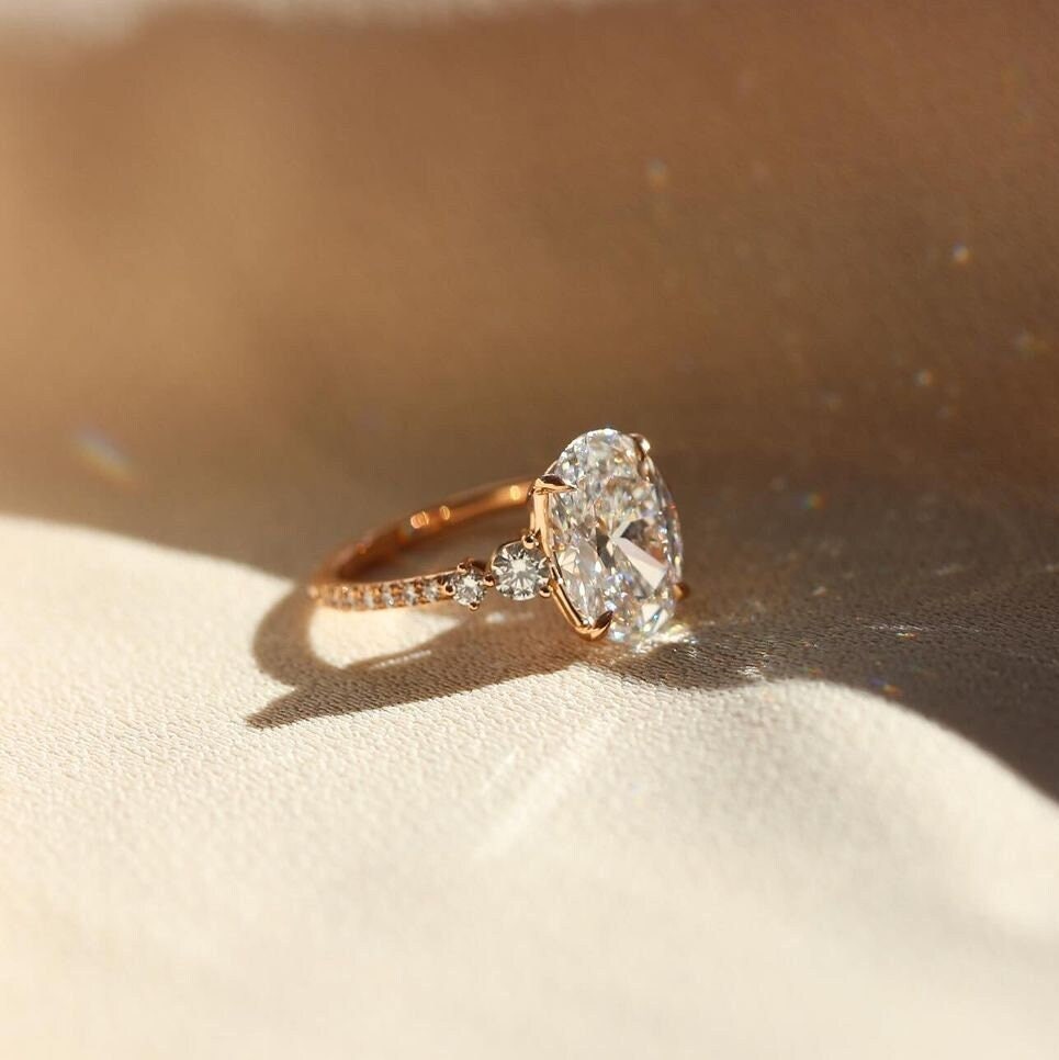 Fake Engagement Ring Vintage Etsy