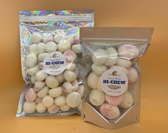 Freeze-Dried Hi-Chew 4 flavors Mix Fruit Chews Crunchy Candy