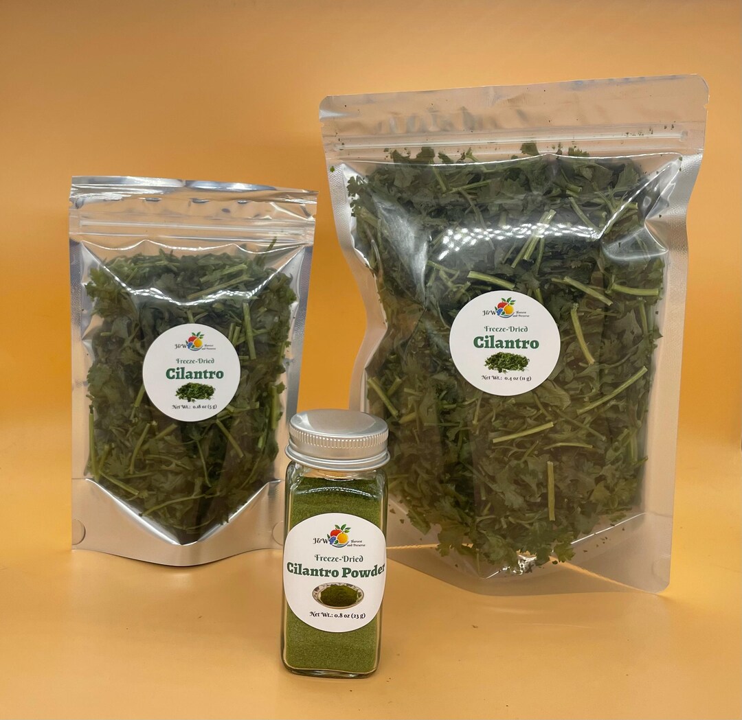 Freeze-dried Cilantro Leaves & Powder | 100% Pure Culinary Seasoning ...