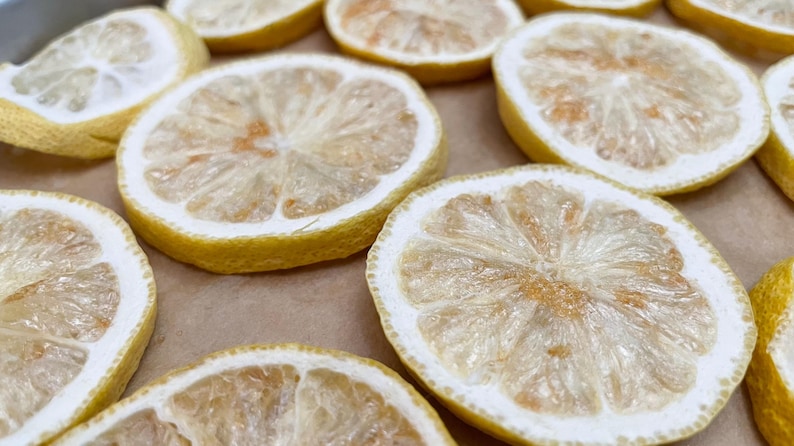 Lemon Yellow Rind Freeze-dried Lemon Slices for Tea 100% Natural No Preservative No Added ...