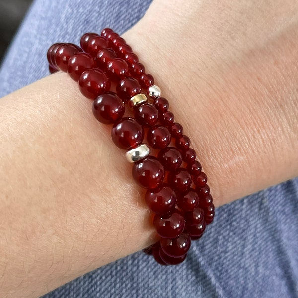 Red Jade Bracelet Etsy