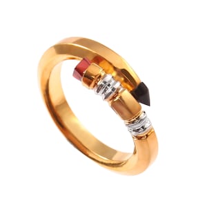 14K Gold Snake Ring with Gemstone – Unique Handmade Serpent Ring, Inspired Statement Ring, Gift for Her.