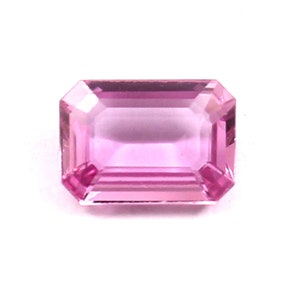 Natürlicher unbeheizter rosa Saphir 1Cts, Edelstein für die Schmuckherstellung
